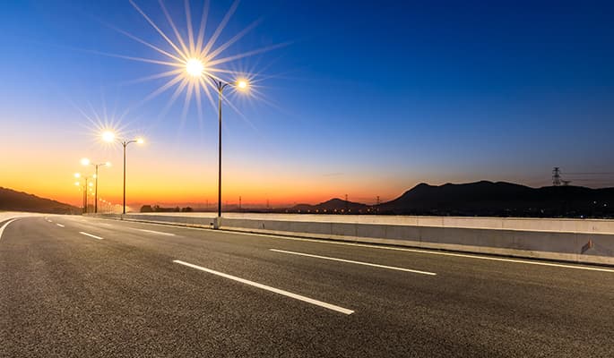 Solar Street Lights for Parking Lots